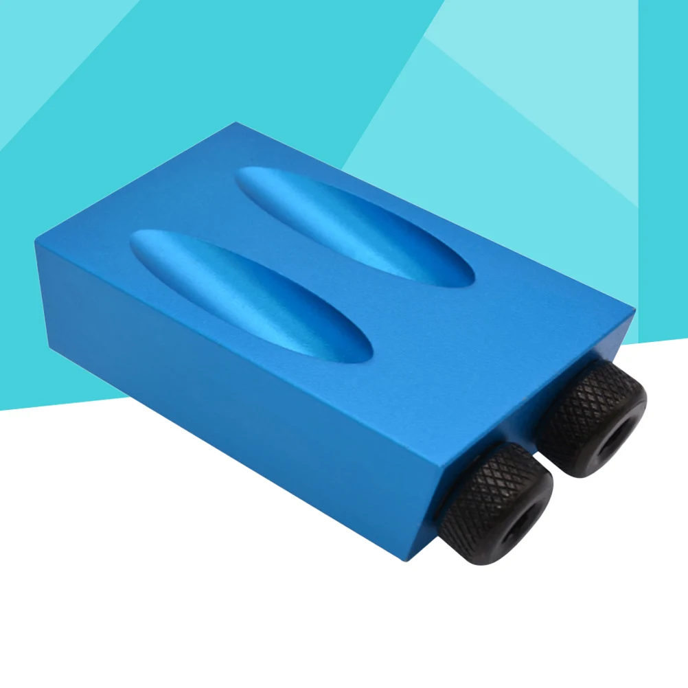 

15 Degree Slope Hole Locator Pocket Jig Kit 6 8 10mm Adjustable Woodworking Tool Mini Aluminum Resistant Easy