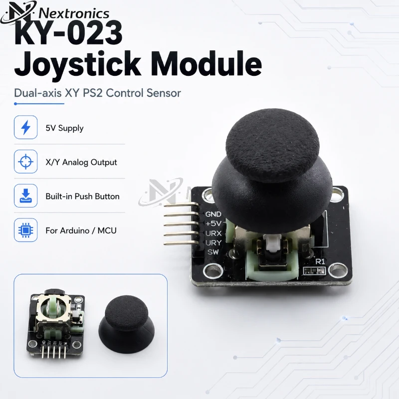 1/3/5PCS KY-023 Dual-axis XY Joystick Module PS2 Joystick Control Lever Sensor Module for Arduino