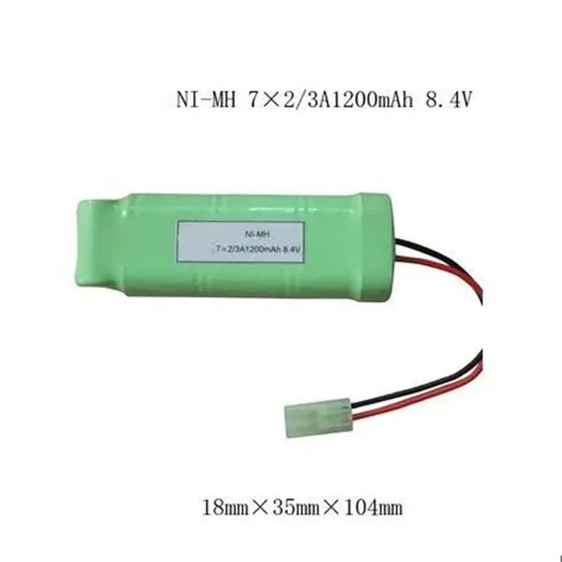 

2/3A -7S 1200MAh 8.4V Ni-mh Nimh Rechargeable Battery For Electronic Toy Dog