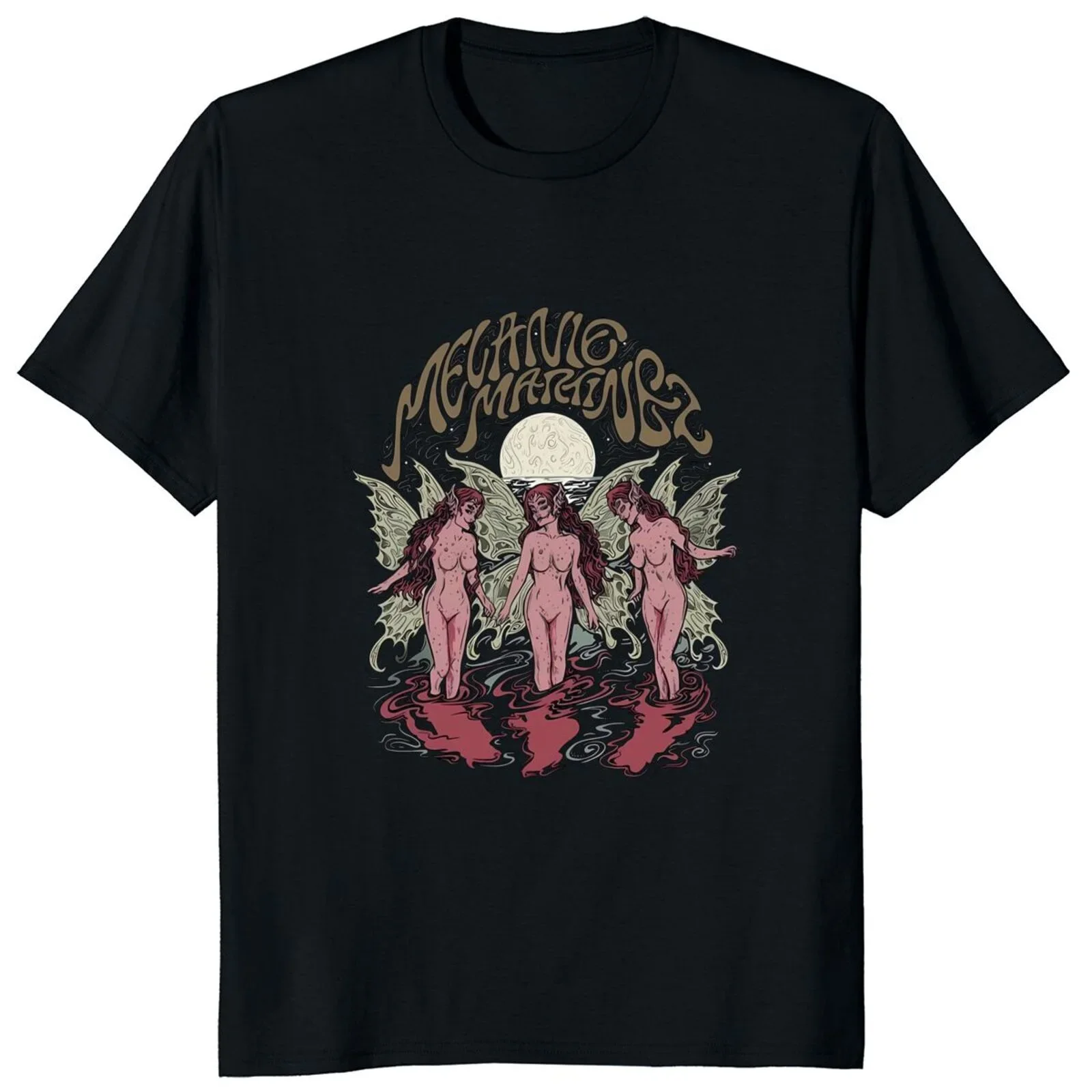 Футболка унисекс с коротким рукавом, круглым вырезом и графическим принтом