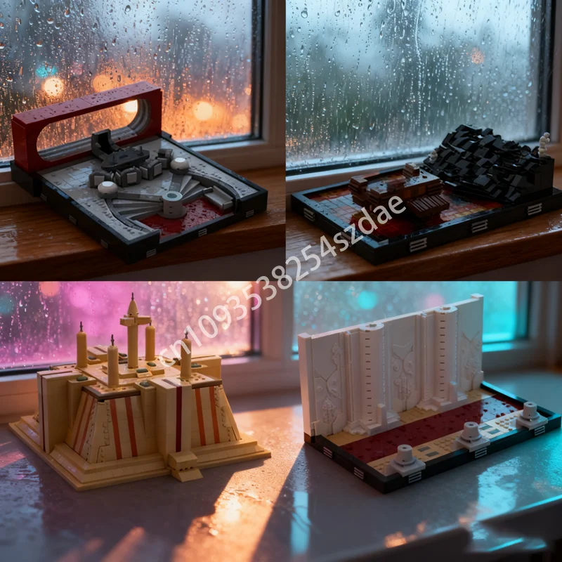 

3583pcs MOC Star Waars ROTS Anniversary 4 Pack Battle Model Building Christmas Gift Blocks Assemble Toy DIY Idea Brick Birthday