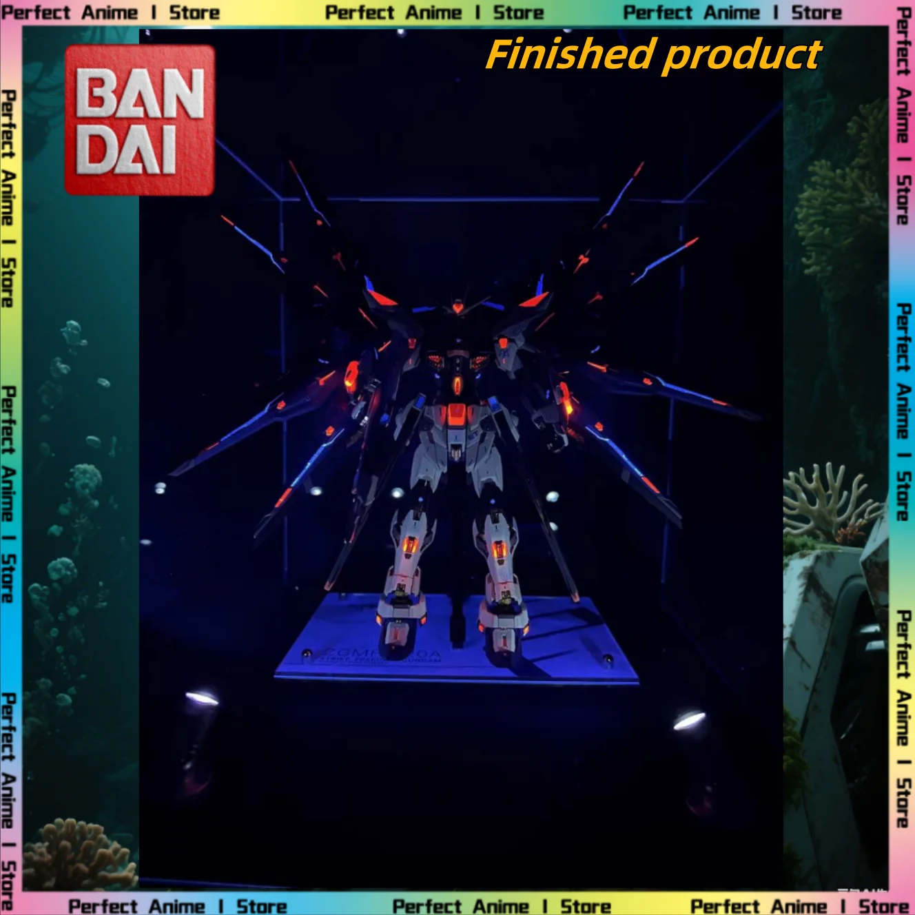 

Готовый продукт Bandai MGEX Strong Attack Free Gundam Primary Color Spray OEM Специальная сборка завершена