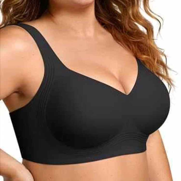 Naadloze damesbeha, verwijderbare pads Draadloze bralette, comfortabele volledige dekking, ideaal voor dagelijks gebruik in vrijetijdskleding