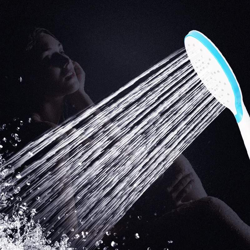 

Large Panel Supercharged Rainfall Candy Color Shower Head High Pressure ABS Shower Head High Pressure Bathroom Accessories