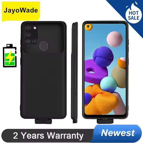 New 5000Mah Battery Charger Case For Samsung Galaxy S20 FE A51 A71 S22 Ultra Note 8 A13 A21S M31 A31 M31S A60 A20 A30 A50 Cases