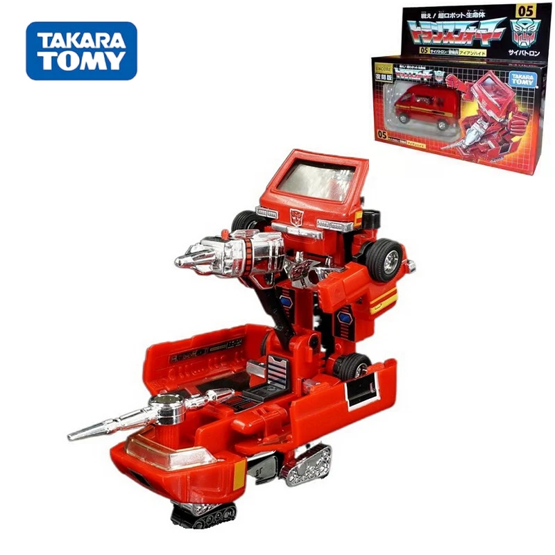 

Оригинальные фигурки героев мультфильма Hasbro TAKARA TOMY Трансформеры G1 Ironhide TFE05 из ПВХ, Аниме фигурки, модели игрушек