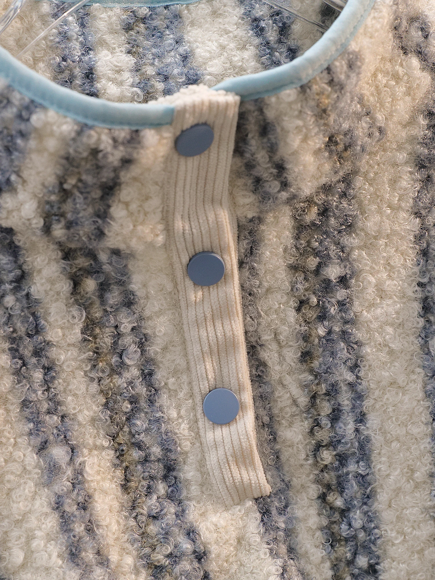 الرجعية مخطط فضفاض طويل Sve Fce اصطف Thiened الوقوف طوق هوديي المرأة كسول Sle العصرية ملابس خارجية الخريف الشتاء