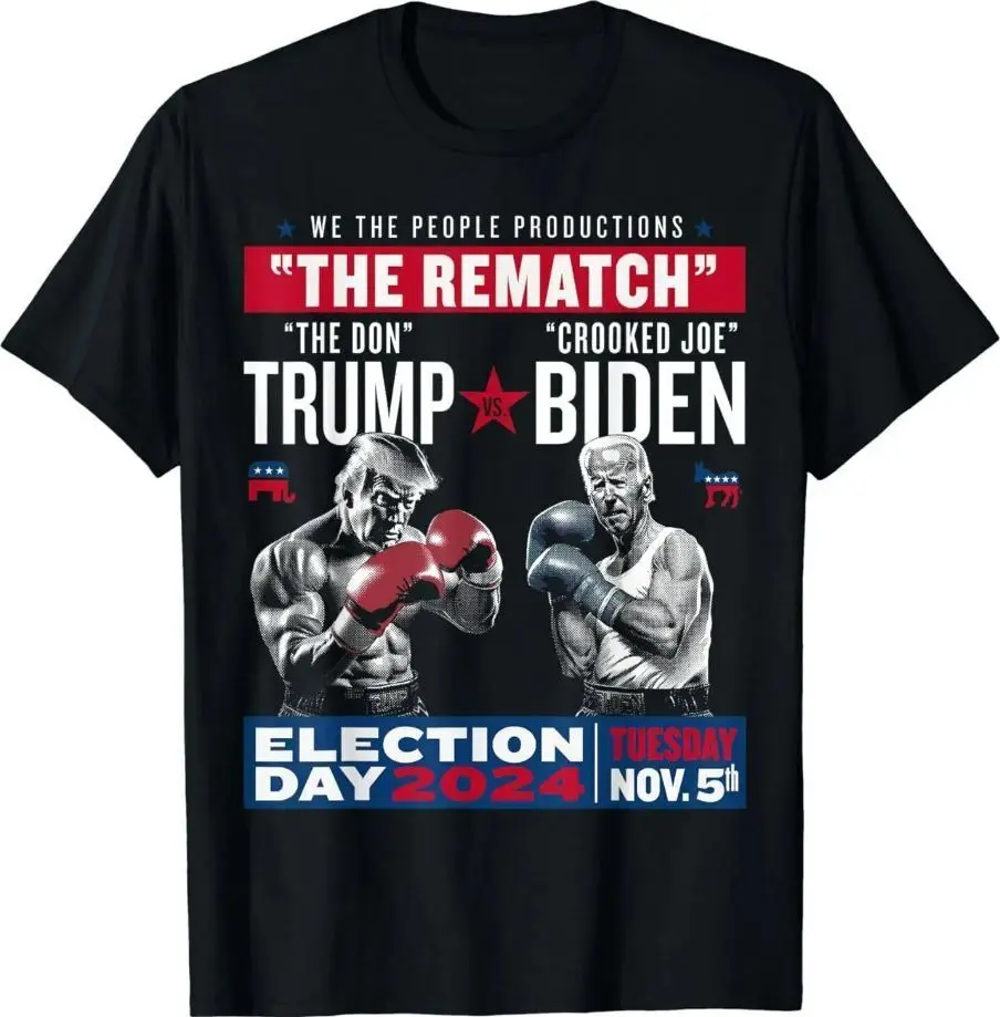 The Rematch The Don And Crooked Joe Pro Trump 2024 T-Shirt Gift for Fans S-4XL