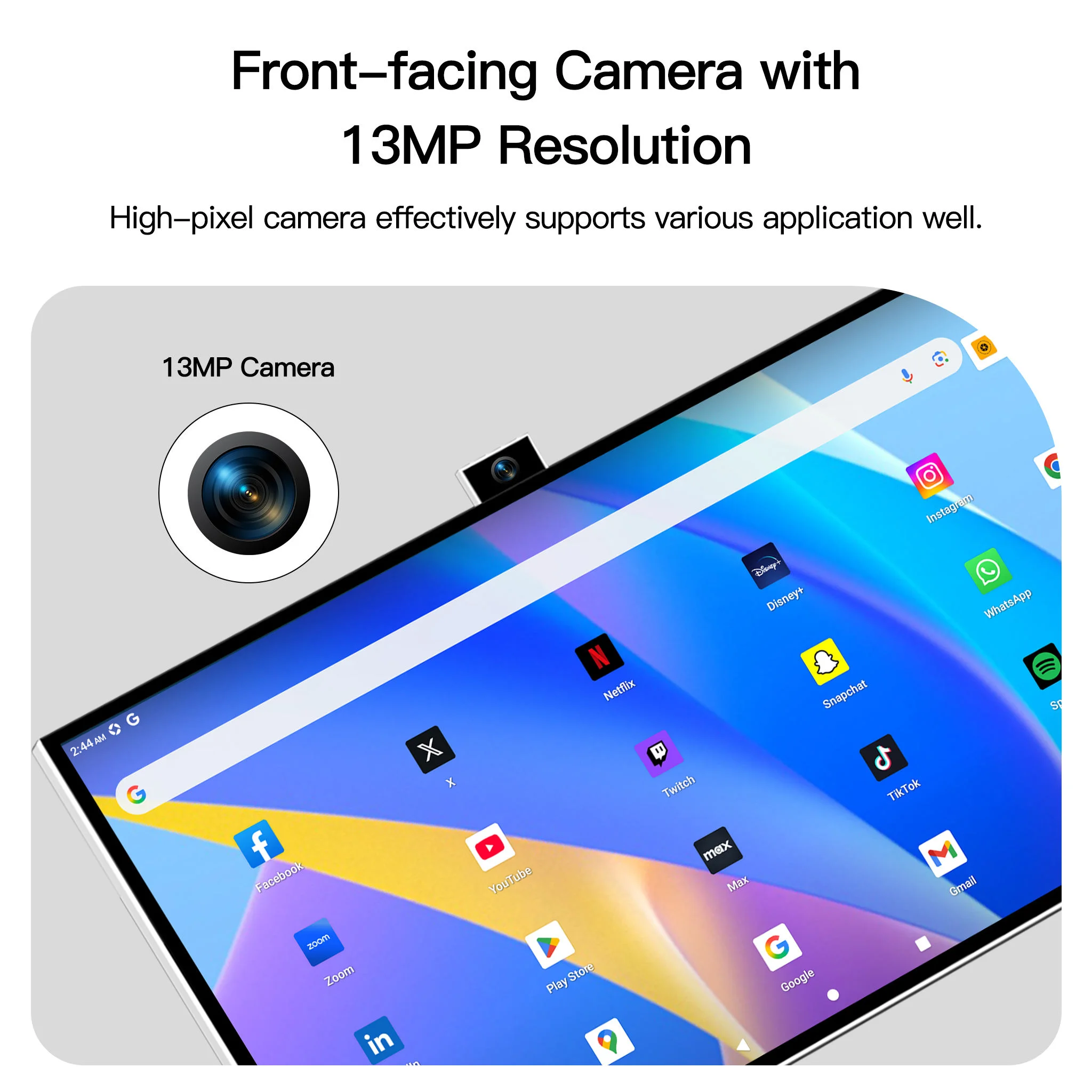 27 Inch Android 15 Smart TV 6G+128G Memory, Floor Stand Rotatable 1080P Touch Screen Tablet 100WH Large Battery Smart Display