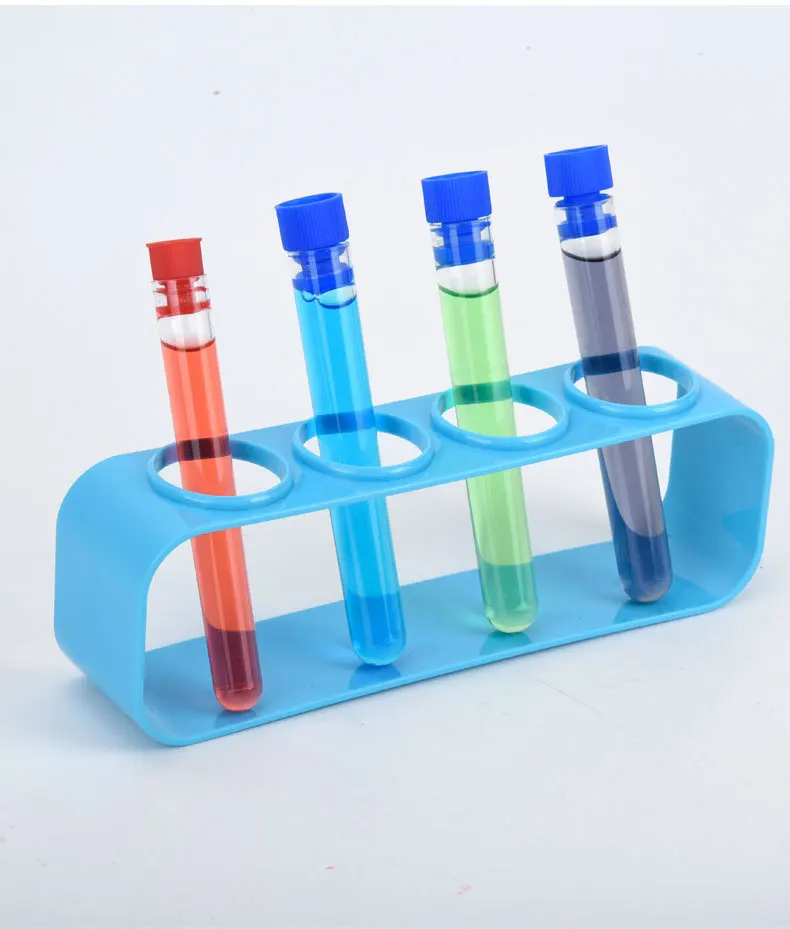 4 Way Tube Rack, Plastic Test Tube Holder, Centrifuge Tube Racks,5ml/10ml/15ml/20ml/25ml/50ml 4Pcs