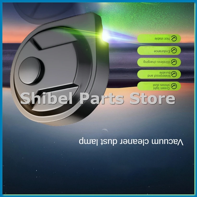 

Светильник-индикатор для пылесоса, отображающий пыль и шерсть животных, светодиодный, перезаряжаемый, универсальный насадка для пылесоса, серый-A07G