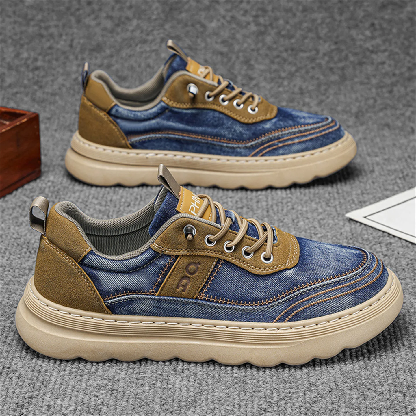 low-top-men's-canvas-shoes-summer-2026-trendy-breathable-slip-on-sports-sneakers-thick-bottom-anti-slip-casual-youth-footwear