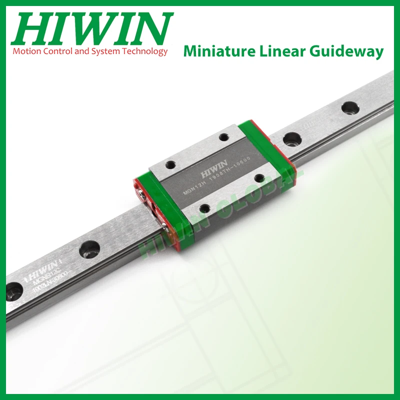 Imagem -03 - Hiwin-trilho Linear de Transporte em Bloco Guias Lineares Mgn12h z1 Pré-carregado 200 mm 300 mm 350 mm 400 mm 500 mm Mgn12h Aço Inoxidável