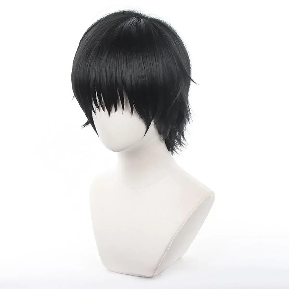 

Anime Jujutsu Kaimmense Fushigflats Toji COS Perruque Cheveux Courts Noirs pour Femmes, Hommes, Cosplay Halloween, Noël