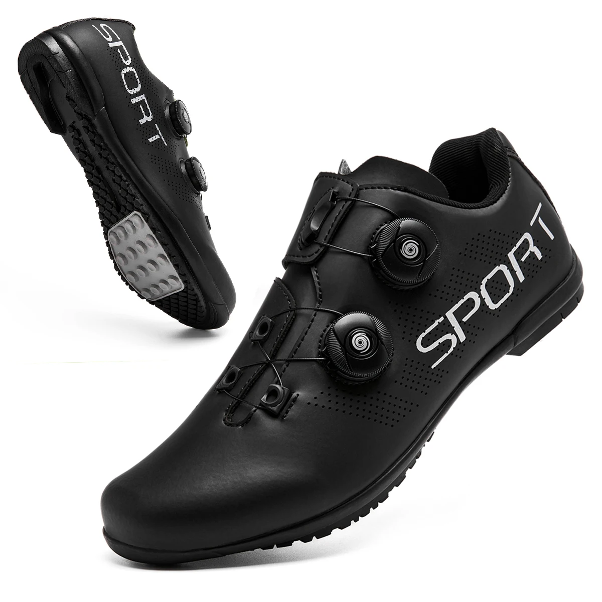 

Lock-Free Cycling Shoes Flat Pedal Men Bike Racing Cleat Sneaker Bicycle Biking Women Breathable Indoor Motorcycle Boots