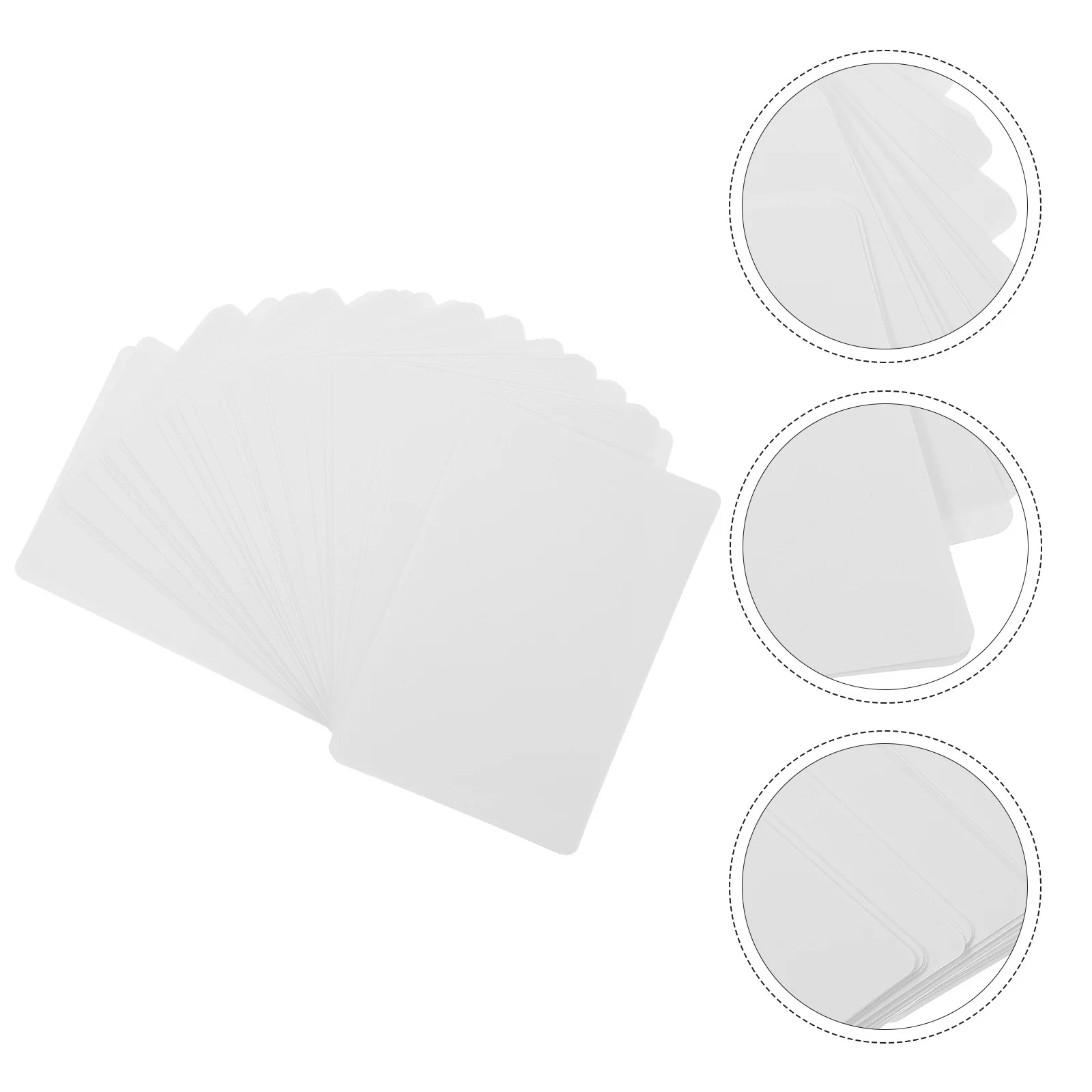 50 Uds. Postales en blanco, papel artesanal Diy, bordes lisos, tarjeta de dibujo a mano, pintura, escritura, tarjetas multifuncionales, suministro Diy