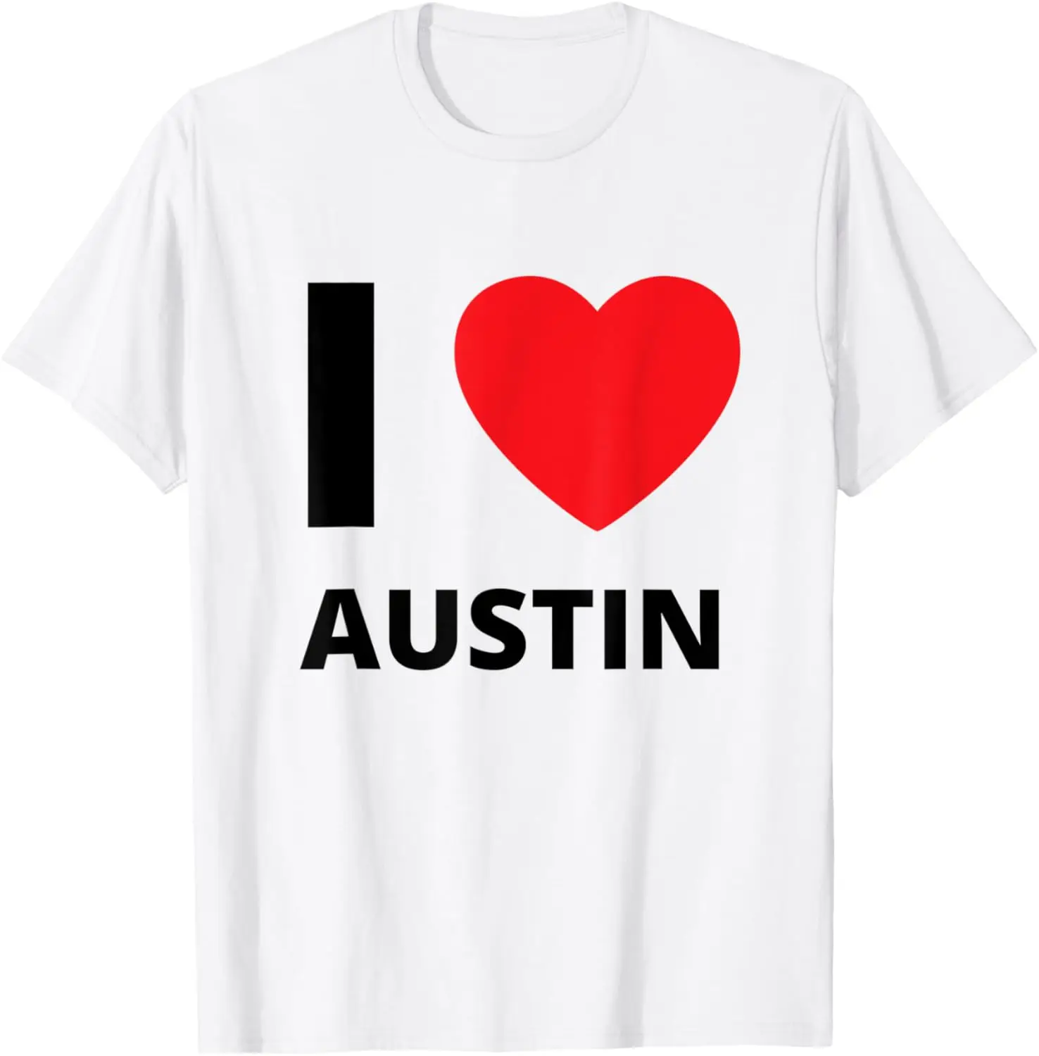 

Футболка I Love Austin Heart Texas Love Fan Apparel