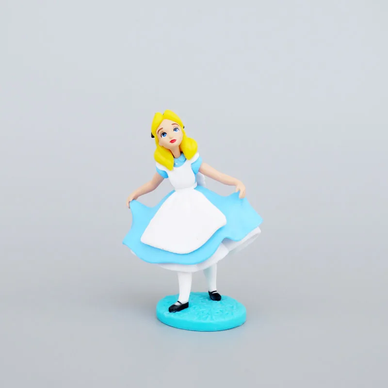 Alice In Wonderland Cheshire Cat White Rabbit Action Figures Cake Desk Decoration Collection Model Toys For Christmas Party Gift - view 6