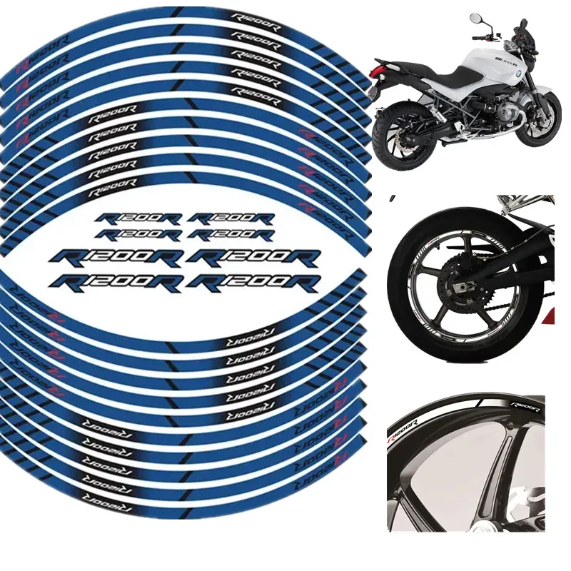 FOR BMW R1200R Motorcycle Parts Contour Wheel Decoration Decal Sticker - 2