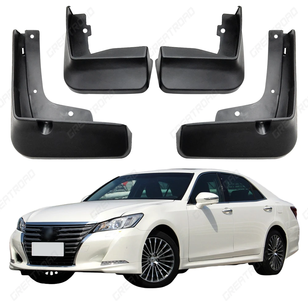 4Pcs Durable ABS Mud Flaps For Toyota Crown S210 2013-2018 2014 2015 2016 2017 Splash Guards Mudguards Fender car Accessories