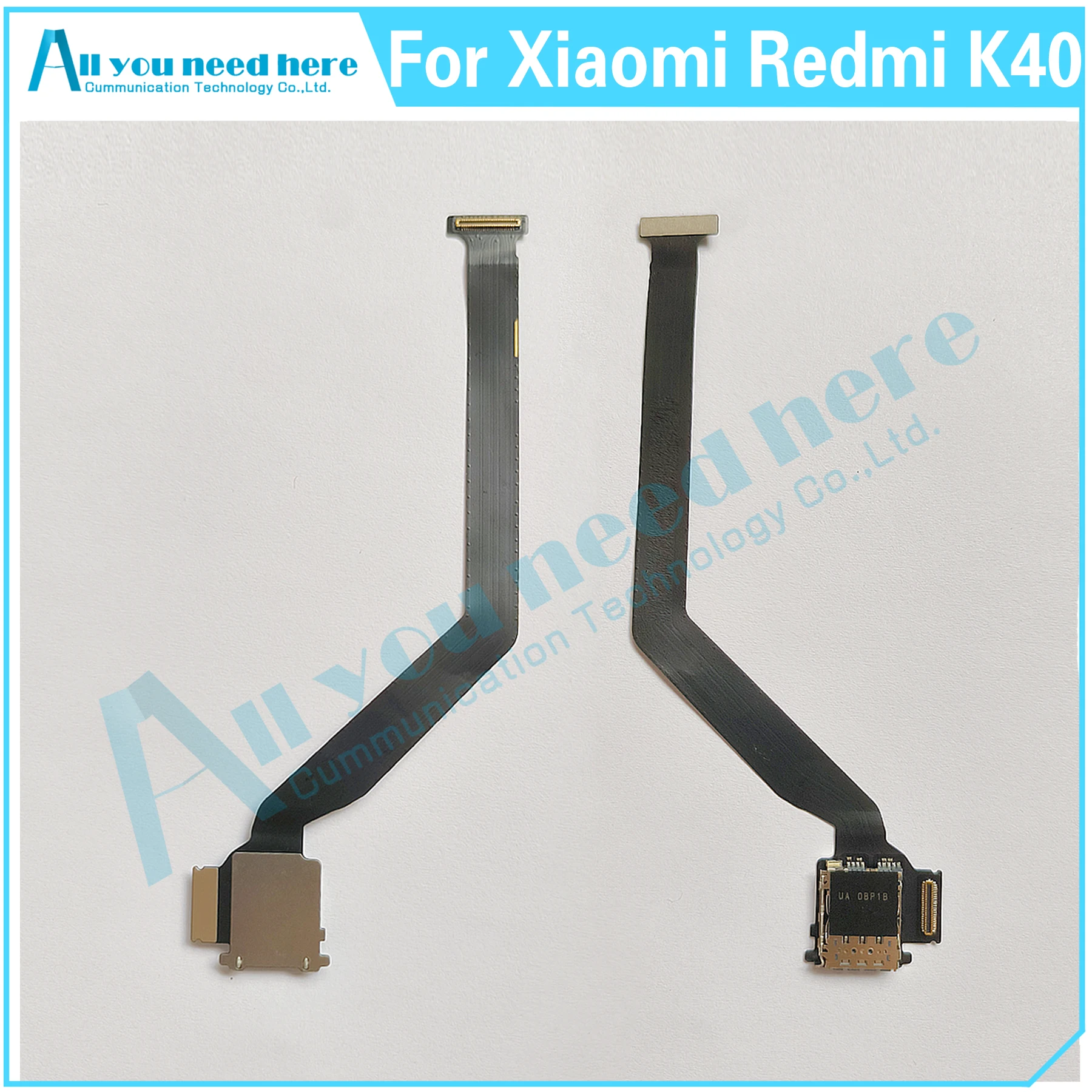 SIM Card Tray Reader Flex Cable For Xiaomi Redmi K40 M2012K11AC SD Card Holder Slot Socket Flex Cable