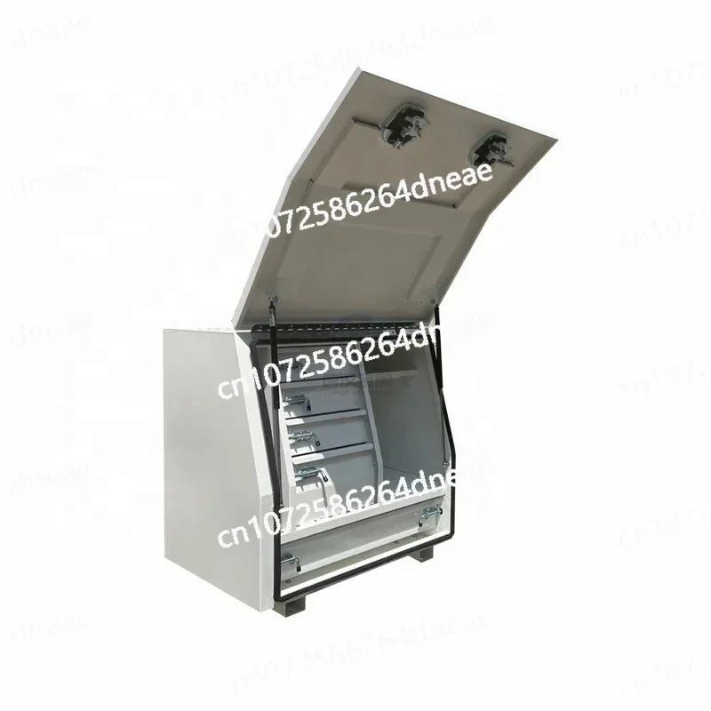 

900mm Steel Ute Toolbox side opening door with heavy duty slide storage drawers and shelf for truck/pickup