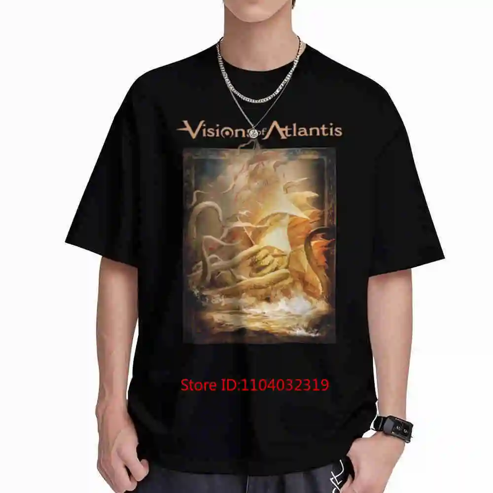 Visions Of Atlantis Wanderers North American Tour Short Sleeve Tee 100% Cotton T-Shirt