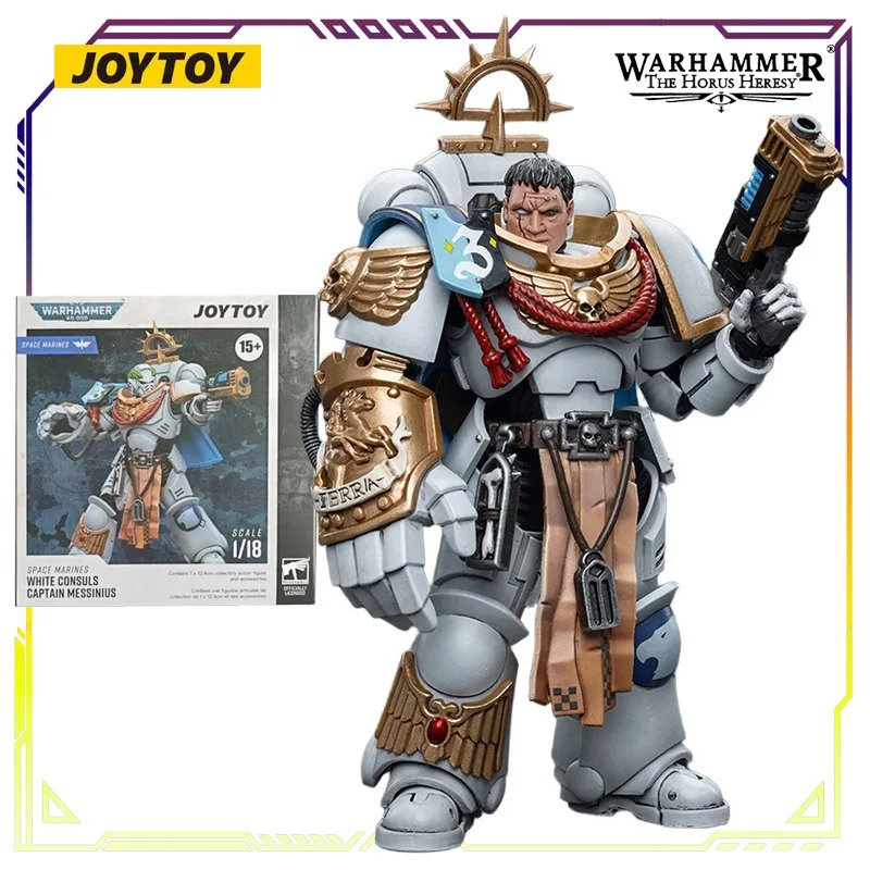 JOYTOY Original Warhammer 40K serie Astat White Consul MODELO DE figura de acción juguetes coleccionables adornos regalos para niños