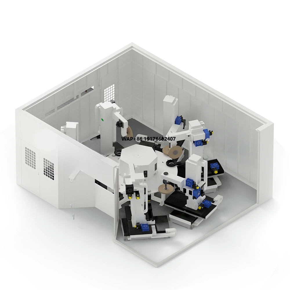 Fully Automatic Metal Surface Polishing Machine Aluminium Alloy Handle Finishing Stainless Steel Treatment Buffing Equipment