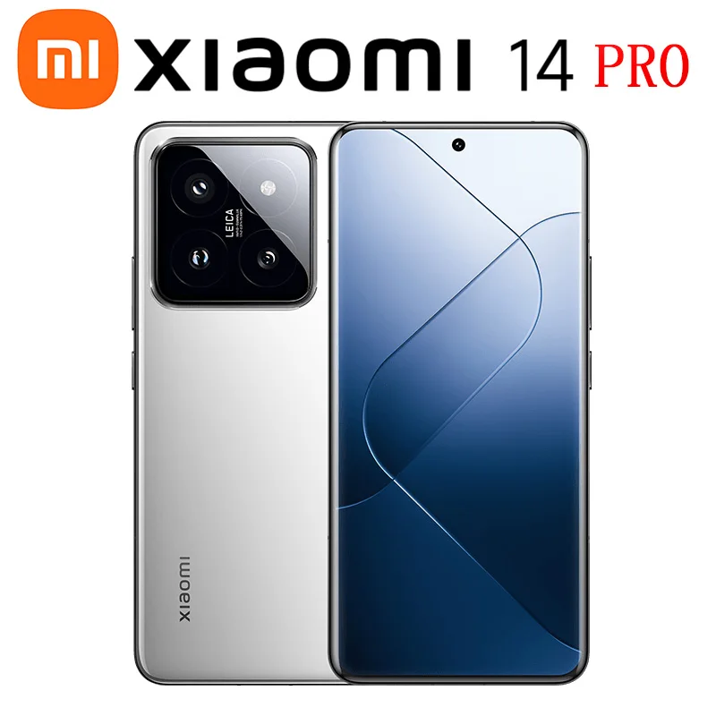 العلامة التجارية الجديدة ROM العالمي Xiaomi 14 Pro 16GB 512GB 1T Snapdragon 8 Gen 3 6.73 "2K شاشة 50MP + 32MP كاميرا 120W 4880mAh بطارية NFC