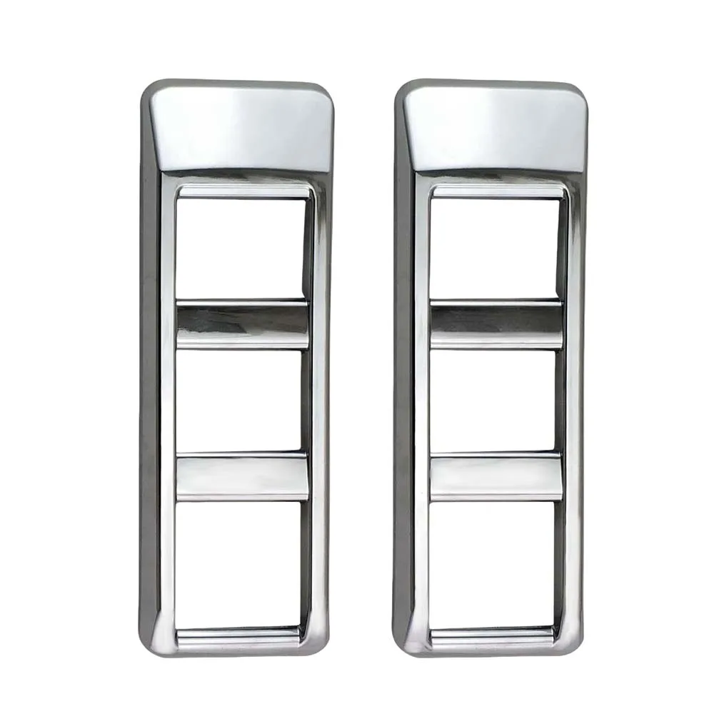 Car Upgrade Automotive Air Vent For Toyota Land Cruiser FJ70 1984-2025 Chrome Silver Car Decoration Stickers Car Styling 3