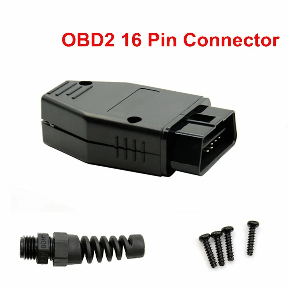 OBD Male Plug OBD2 16Pin Connector OBDII Adaptor OBDII Connector J1962 OBD2 Connector In Stock