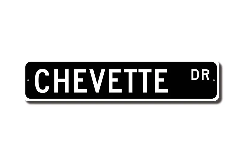 Chevette, Chevrolet Chevette sign, Chevrolet Chevette gift, classic car, Chevy Chevette owner, Custom Street Sign, Quality Metal