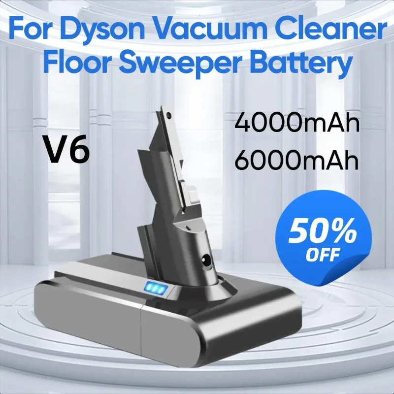 

21.6V for Dyson V6 Handheld Vacuum Cleaner and Floor Sweeper Battery
