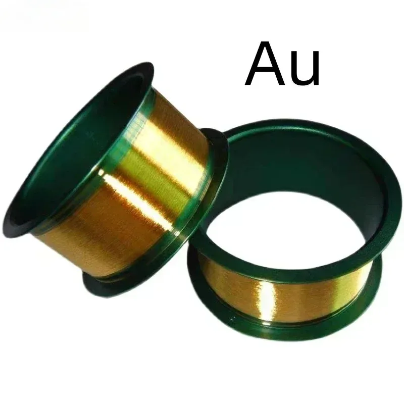 Imagen 5: Hilo de Oro para Electrodos de 100 mm con Pureza Au9999% para Investigación Científica y Experimentos Abrasivos