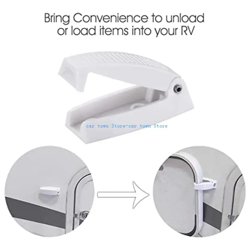 

RXJE Durable Door Catch Bracket for Latch Baggage Luggage Hook Holder Stand for Motorhome Travel for Camper Trailer Car Acces