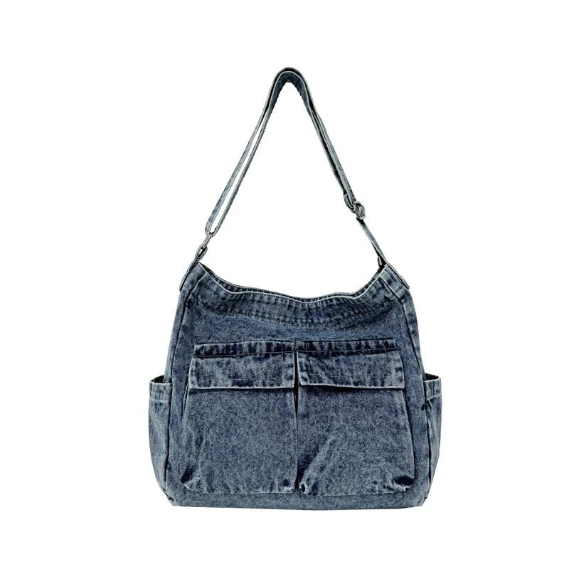 

Fashion Luxury Women's Shoulder Bag High Quality Denim Fabric Crossbody Bag Large Capacity Multi Functional Women‘s Handbags
