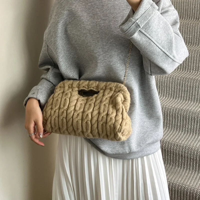 

Плиссированная сумка через плечо Cloud 2025 — кошелек с рюшами для подмышек, многосторонняя сумка через плечо/плечо, мягкая женская сумка Cloud