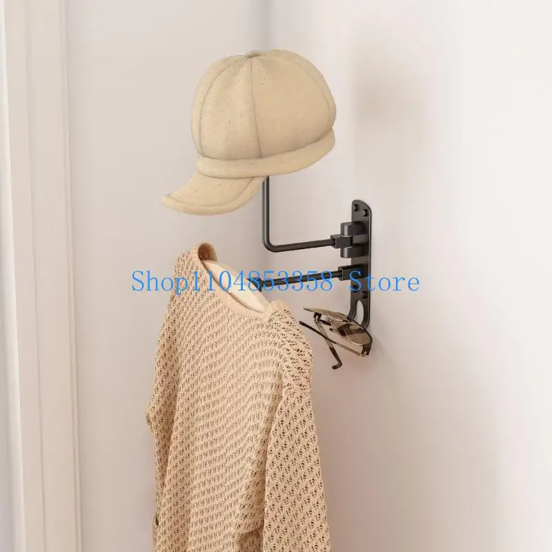 652F Wall Mount Motorbike Bike Helmets Rack Holder Hook Hanger Stand Display Hook