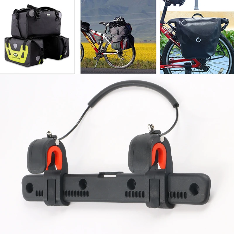 للدراجات النارية دراجة ودراجات نارية السلة رف رف حقيبة كليب دراجة الجانب حقيبة مشبك قابل للتعديل السرج رف حقيبة كليب