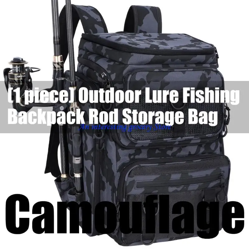 

652D Организованный набор для рыбалки Эргономичный план Несколько сумок для хранения Непроницаемое здание из полиэстера 900D