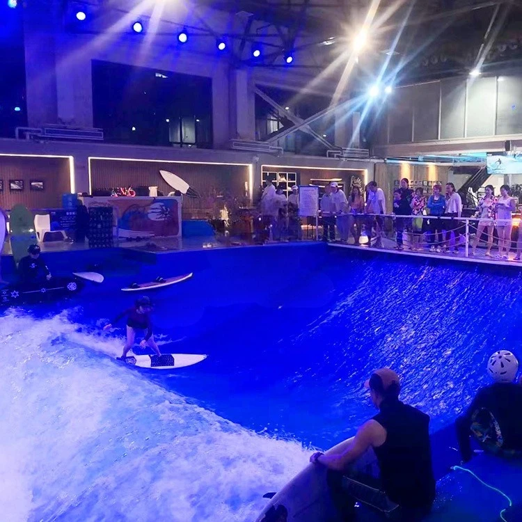 Máquina de Olas Flotante para Clubes Deportivos de Aventura, Casa de Olas Interior, Máquina de Surf Artificial, Parque Acuático, Fábrica de Juegos Acuáticos