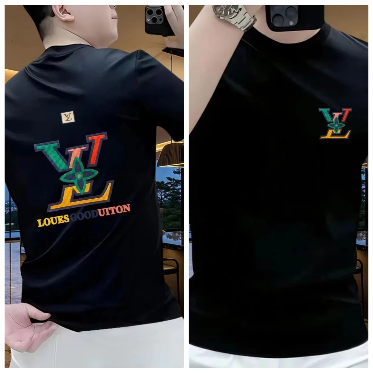 

Высококачественные свободные футболки с короткими рукавами с принтом для мужчин и женщин от популярных осенних и зимних брендов 2025 года.