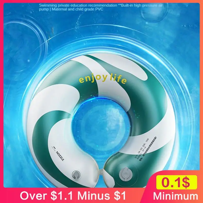 Durable For Use Swim Ring High Density Material Connection Swimming Rings Thickened Air Swimming Ring Safe And High-quality