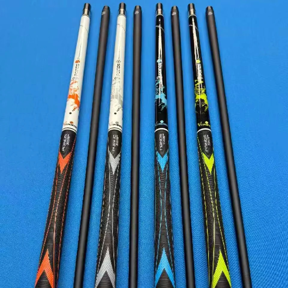 

STLF Direct Factory High Quality 58-Inch Glass Fiber Snooker Pool Cue Stick with 13mm Layer Tip Handmade Butt and Shaft 1/2 Spli