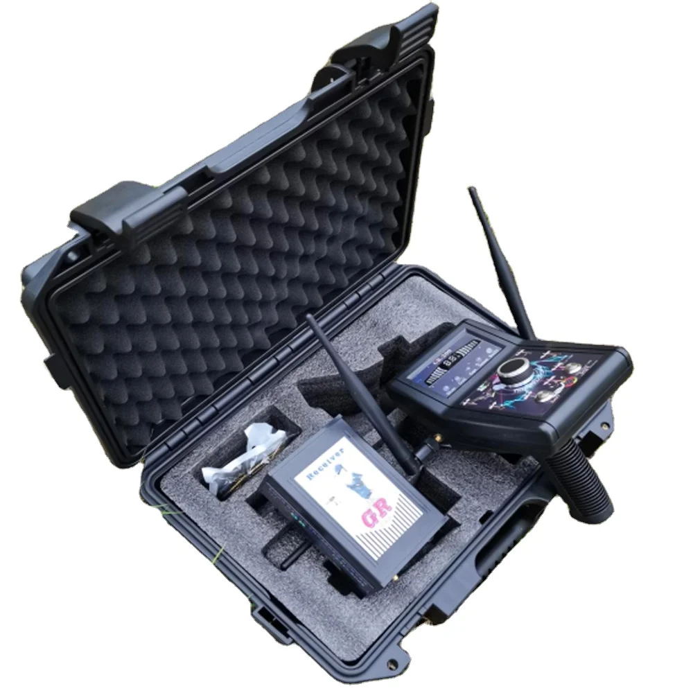 GR-300 Industrial Metal Detector Long Range 25 Meters Underground for Gold Silver Gemstones Treasure Finder Digger Made Plastic