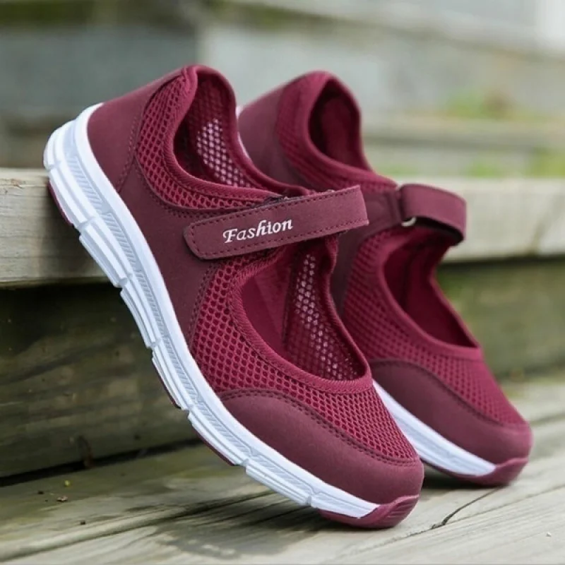 Spring Summer Women Casual Sneakers Mesh Breathable Shoes Fitness Shoes Walking Running Shoes