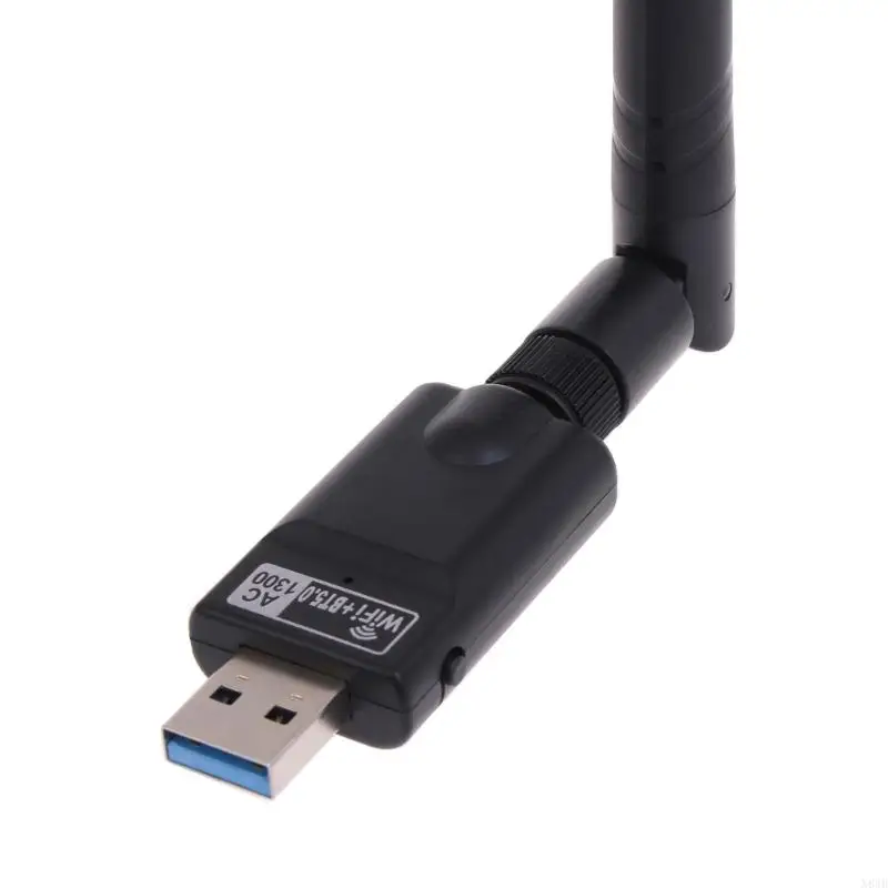 N84B 1300Mbps USB3.0 Thẻ WiFi tương thích5.0 Card mạng không dây WLAN Band Dual Band cho Win781011 không có lái xe