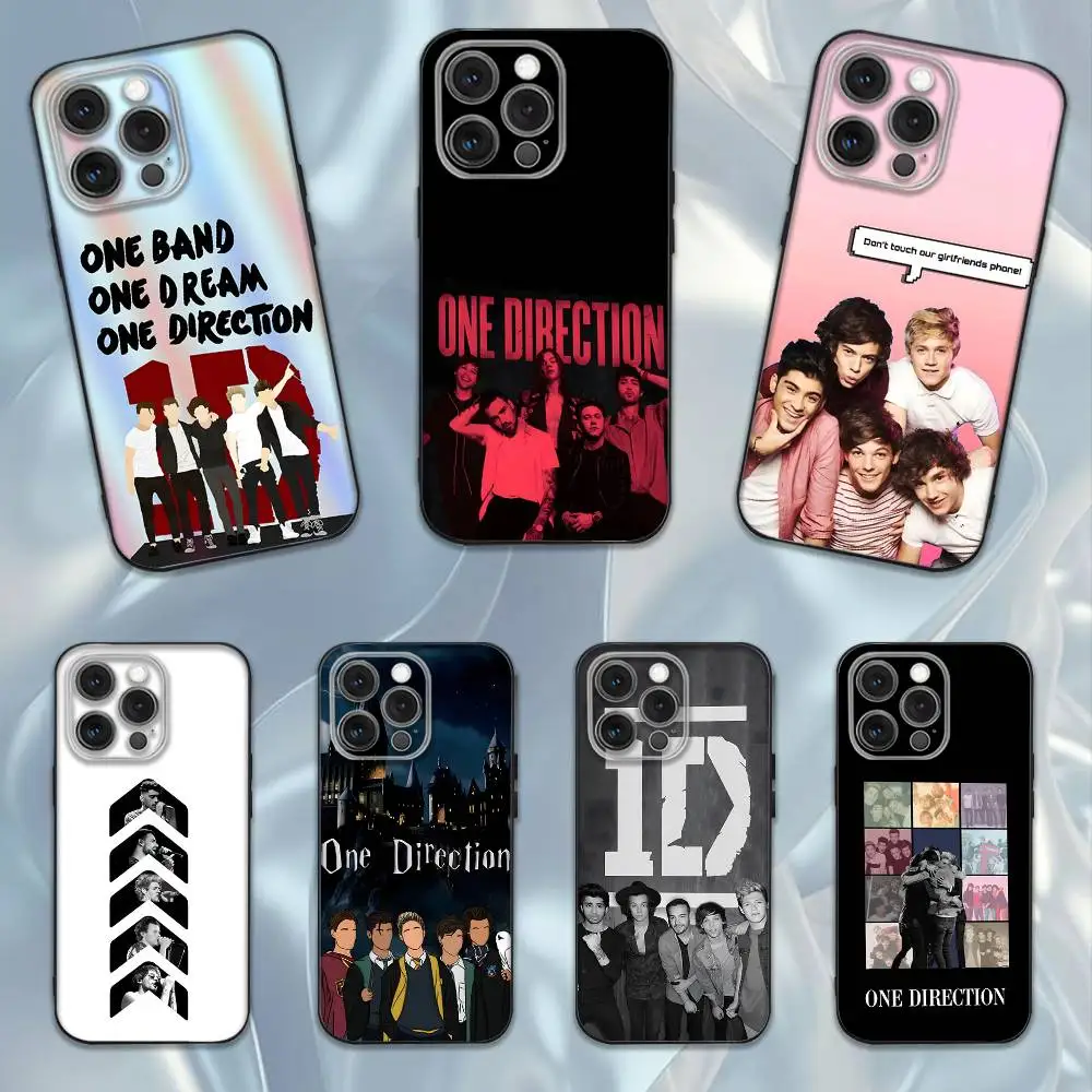 

O-One Band D-Directions Phone Case For iPhone 16,15,14,13,12,11,Mini,Pro,SE,MAX White Matte Shockproof Cover