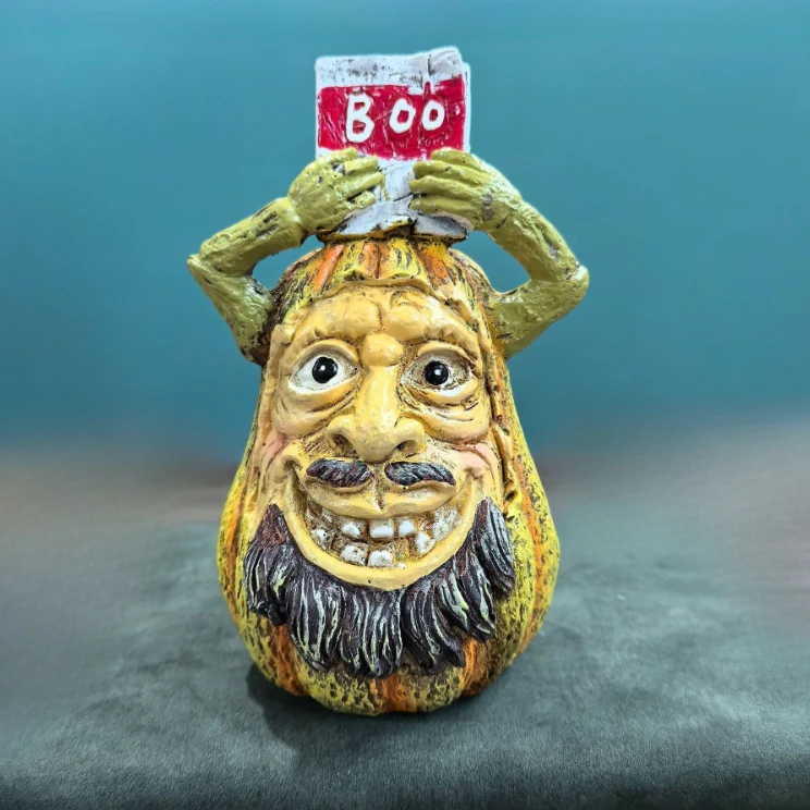 

Creative new pumpkin decorative resin ornaments entrance window home cartoon desktop decoration handmade